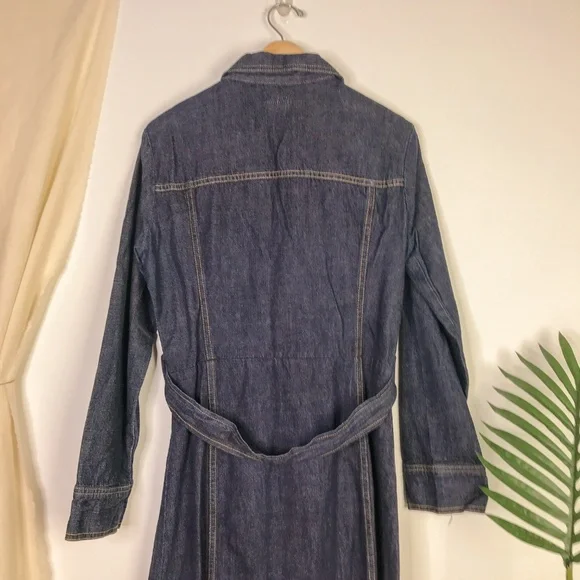 Vintage Denim Long Sleeve Dress - Picture 7 of 7